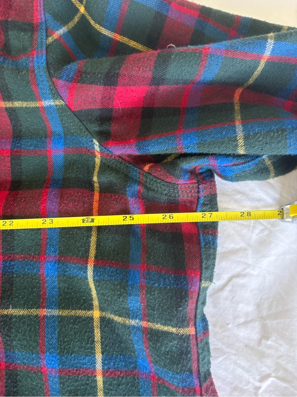 L.L. Bean Men's Plaid Flannel Hooded Shirt Jacket Shacket Size XL - Picture 8 of 9